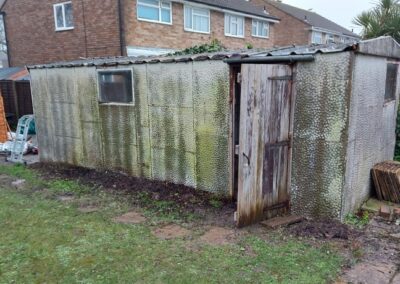 Bonded Asbestos Garage Roof Demolition 4