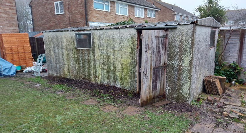 Bonded Asbestos Garage Roof Demolition 4