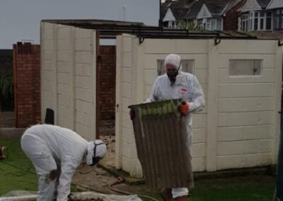 Bonded Asbestos Garage Roof Demolition 6