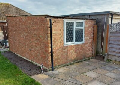Brick Garage Demolition 1